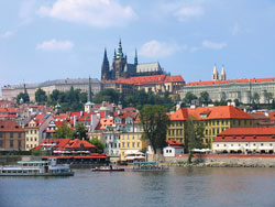 Prague Casrle in the Czech republic