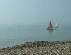 yachts at Seaford East Sussex