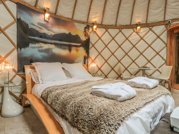 Yurt bedroom