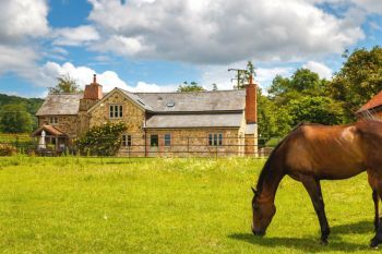 Sleeps 7+1, 5* Gold, Lovely clean Cottage in rural location with shared games room , Herefordshire