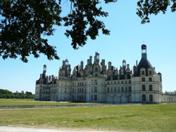 Chambord chateau in the Loire valley
